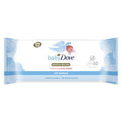 Dove Baby Wipes Rich Moisture Wipes | 50 Pieces - Aarvana