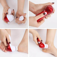 Electric Facial Cleansing Brush With 11 Heads | Body Massage & Pedicure Brush Set - Aarvana