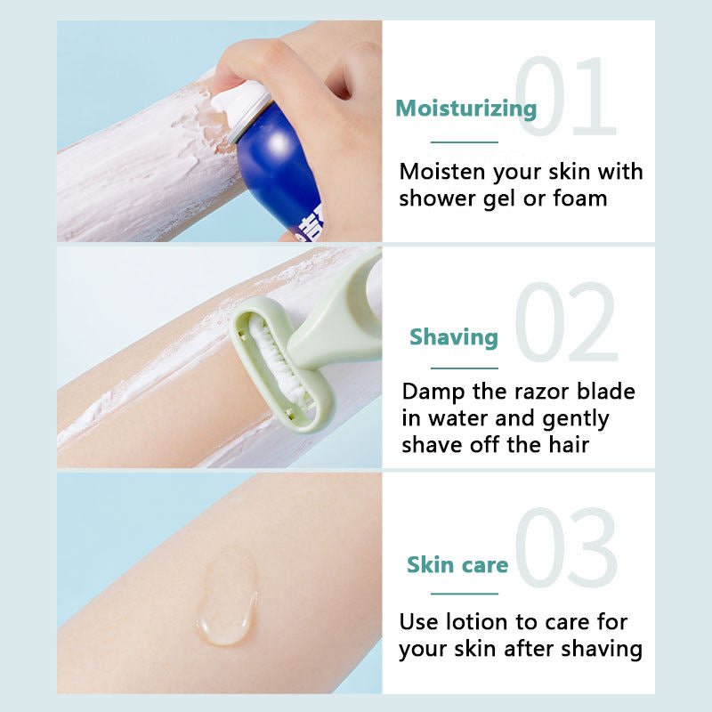Handheld Razor Hair Remover for Women – Painless & Gentle Shaving Tool - Aarvana
