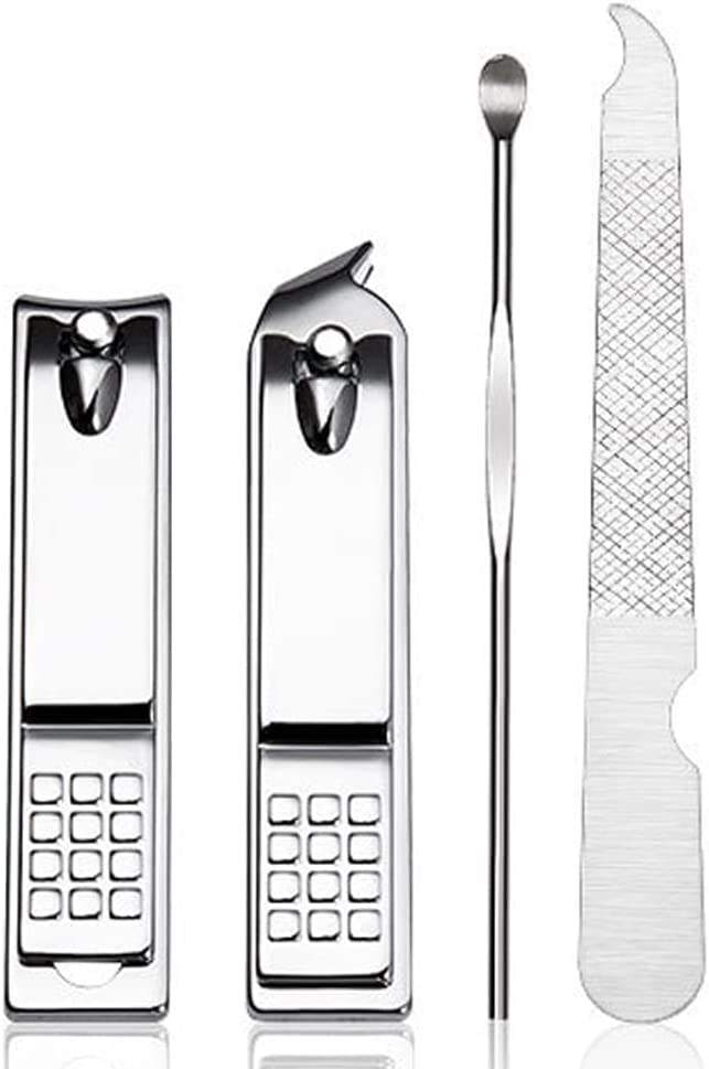 Manicure & Pedicure Kit with Travel Pouch – Clipper, File & Cuticle Tool Set - Aarvana