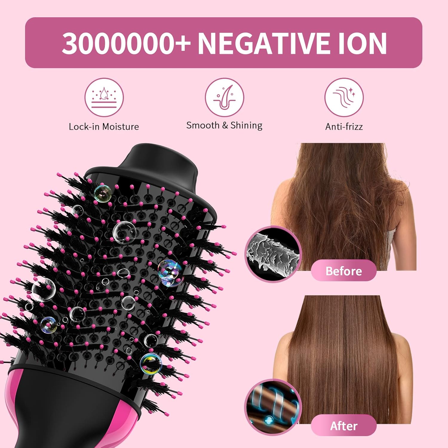 One Step Hot Air Brush (Dryer + Styler) - Aarvana