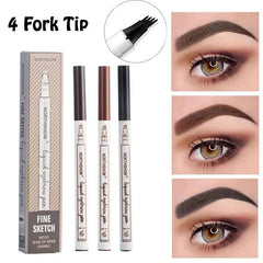 Tip Microblading Eyebrow Pen – Waterproof Long Lasting Brow Pencil (Pack of 3)