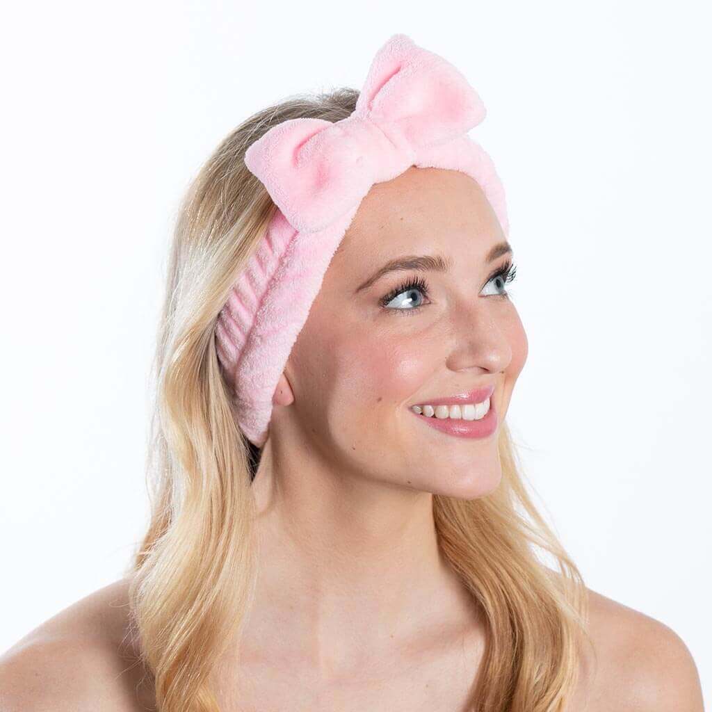 2 in 1 Metal Jade Roller & Spa Headband Set