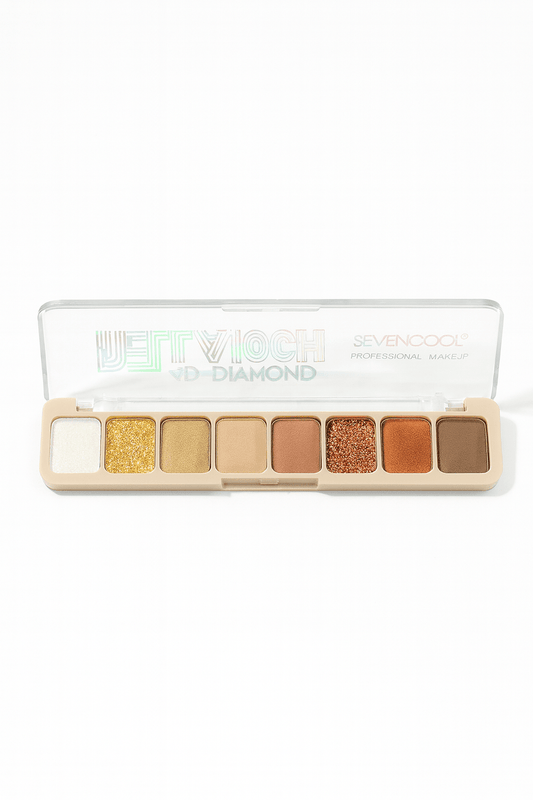 SevenCool 4D Diamond Eyeshadow Palette – 9 Colors - Aarvana