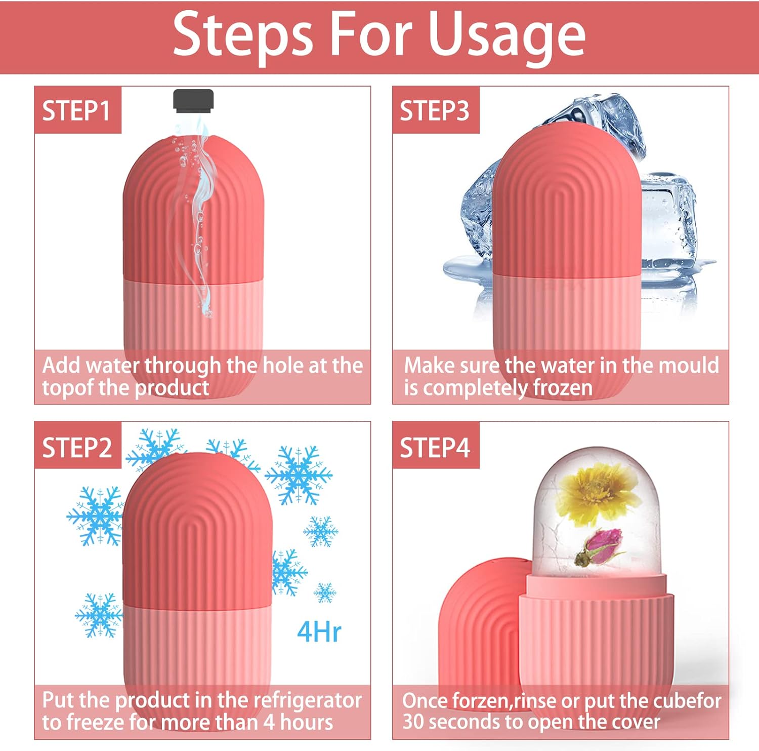 Silicone Facial Ice Roller - Aarvana
