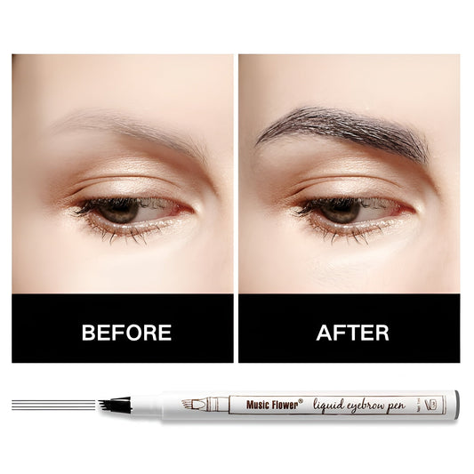 Tip Microblading Eyebrow Pen – Waterproof Long Lasting Brow Pencil (Pack of 3) - Aarvana
